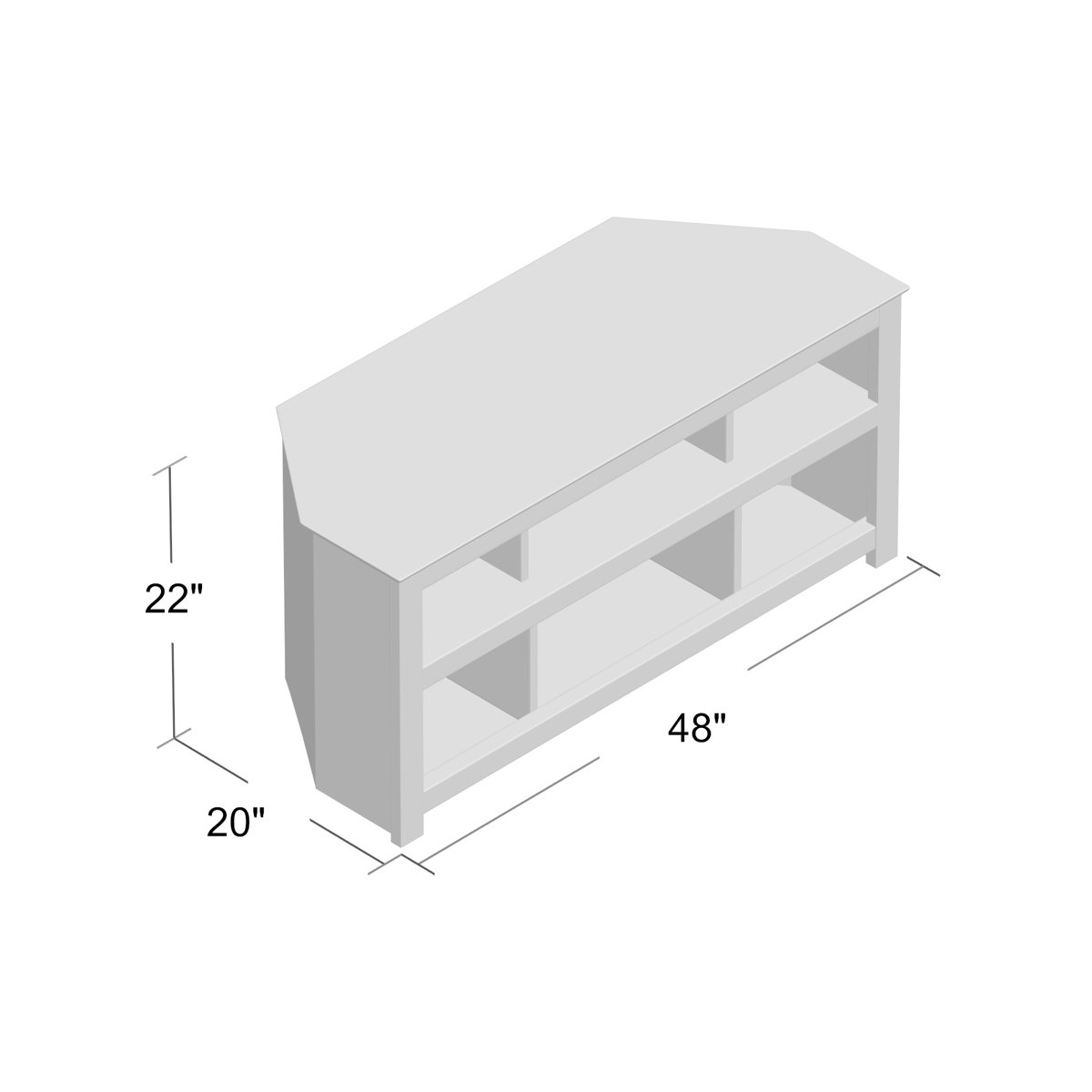 Brayden Studio® Javier TV Stand for TVs up to 55" & Reviews Wayfair
